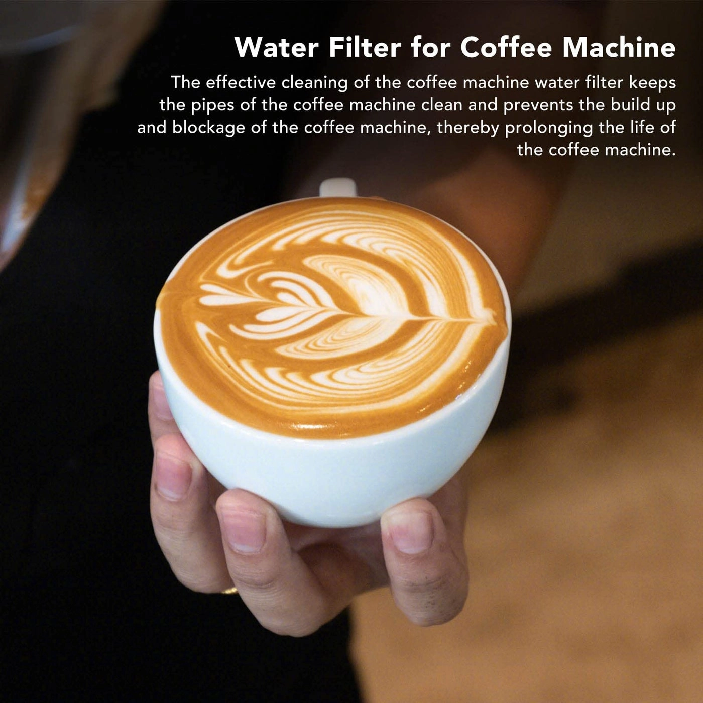 Coffee Machine Water Filter - 4Pcs Activated Carbon Ion Exchange Resin for Saeco Aquaclean CA6903/10