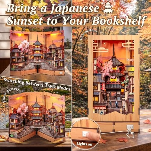 Book Nook Kit - Japanese Street at Dusk