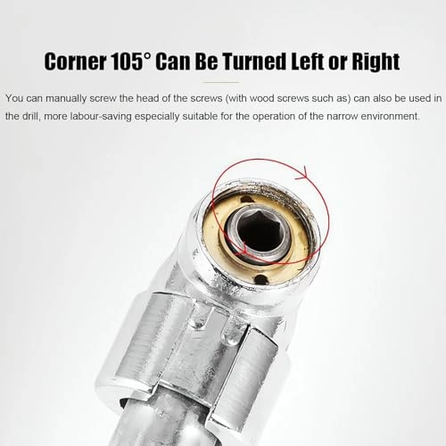 Angle Driver - 105 Degree 1/4 Inch Four-Piece Set