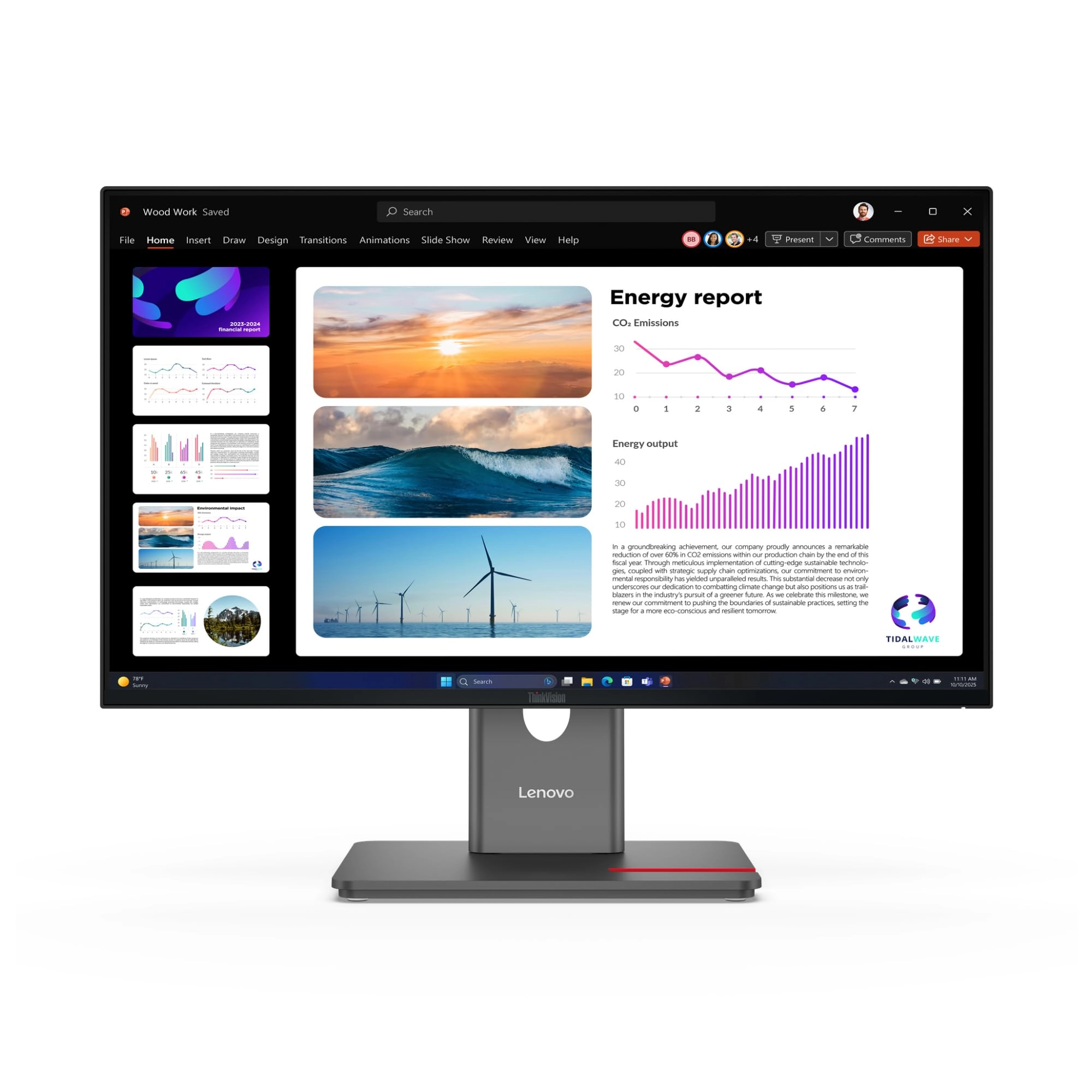 Lenovo ThinkVision P24Q-40 - 2560x1440 23.8"