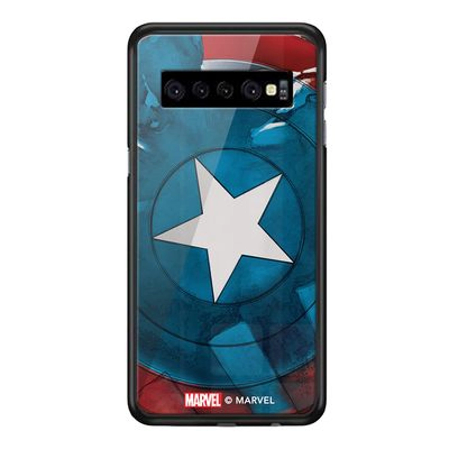 Wackylicious Watercolour Cap'S Sheild Back Case for Galaxy S10 Plus