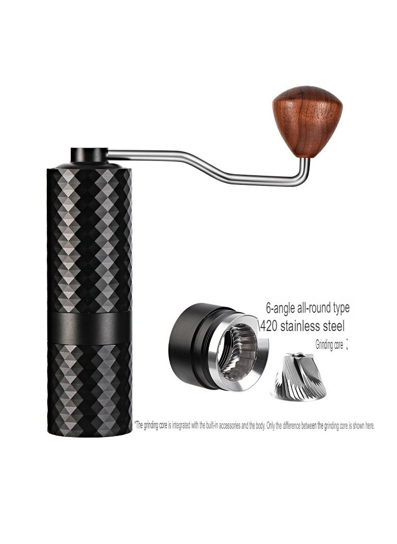 Household Coffee Bean Manual Grinder - six angle grinding core