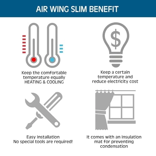 Air Conditioner Deflector - White Universal Adjustable Vent