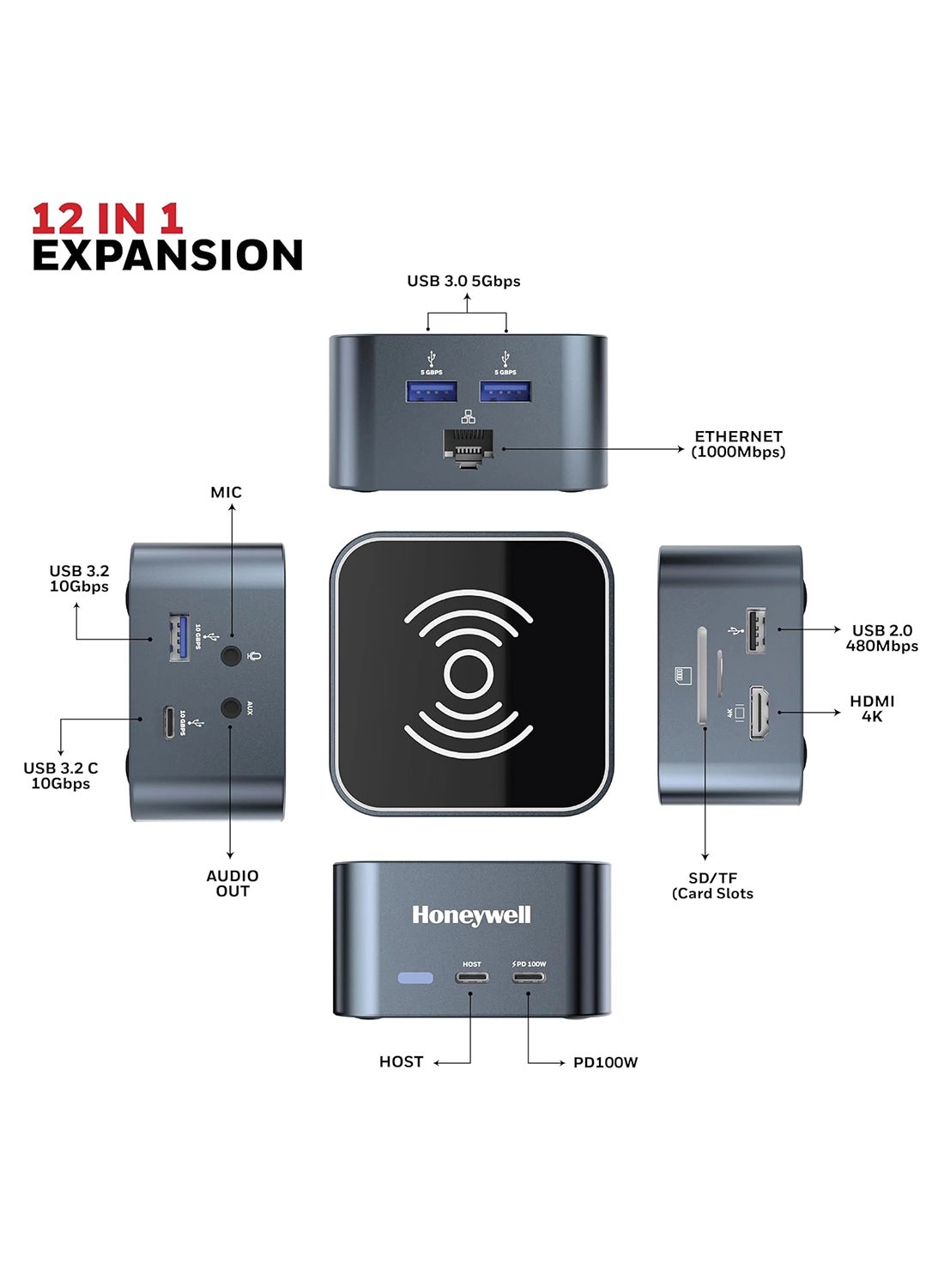 Type C Docking Station - Type C Windows/Macbook