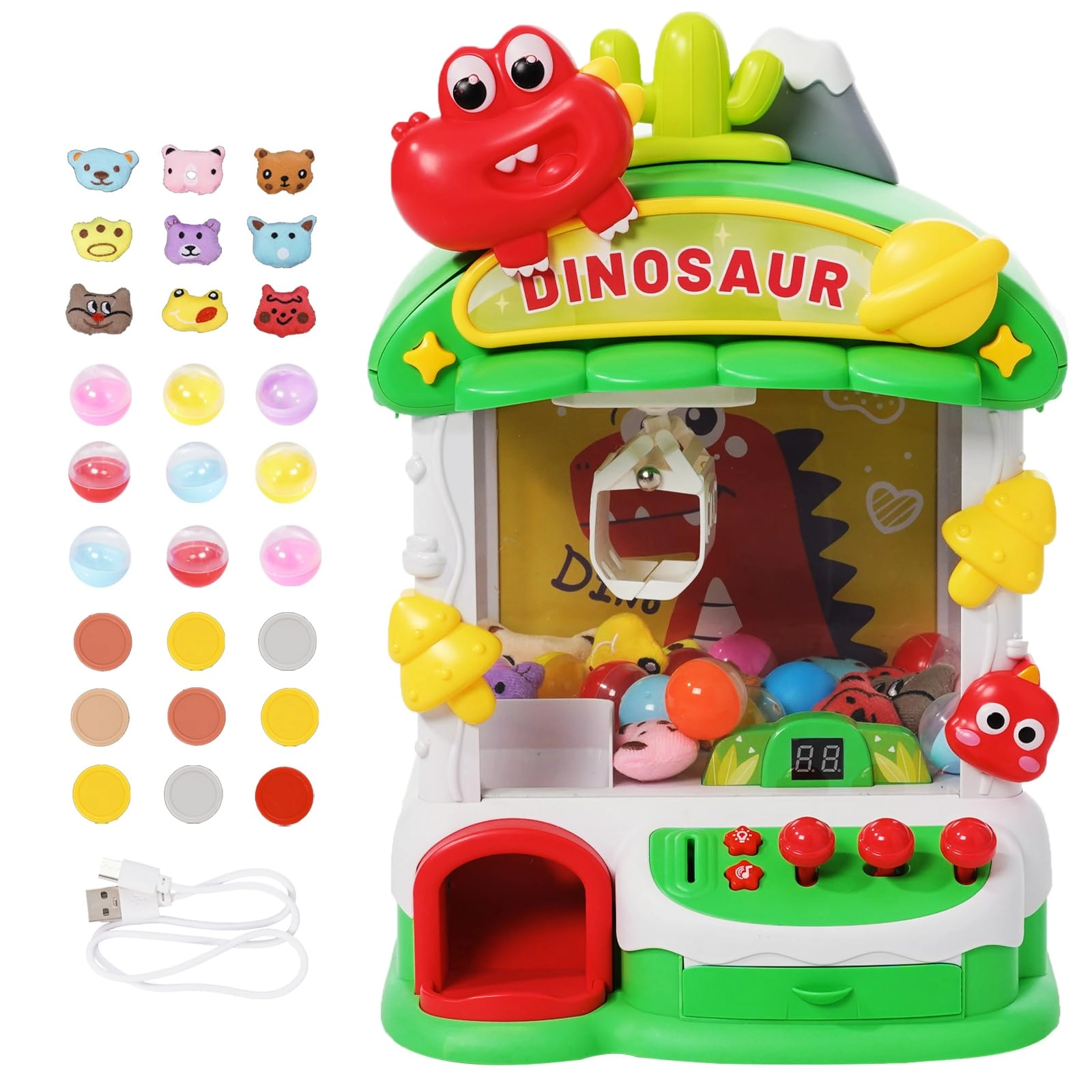 Forroby Mini Claw Machine - Crocodile 3 4 5 6 Years Old