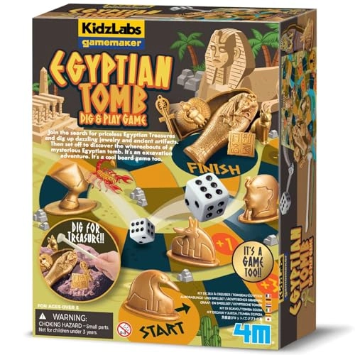 KidzLabs Gamemaker Egyptian Tomb Dig & Play Kit Archaeology - 5 years+