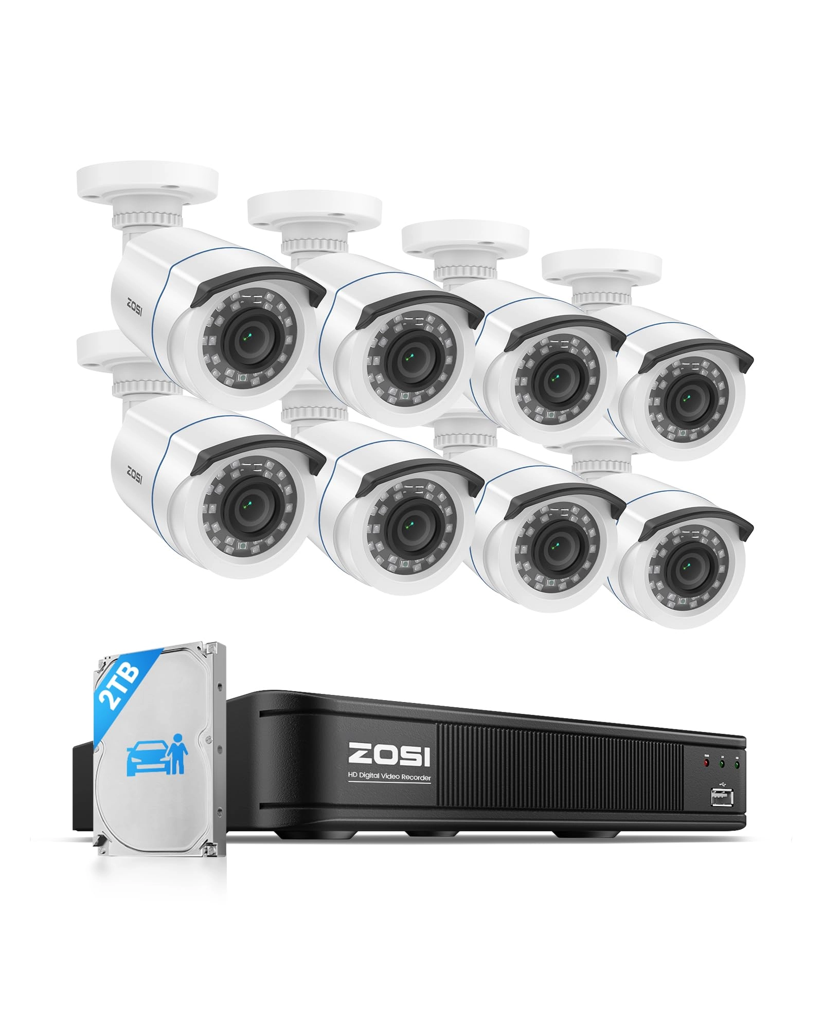 3K Lite - 8PCS 8CH 1080P
