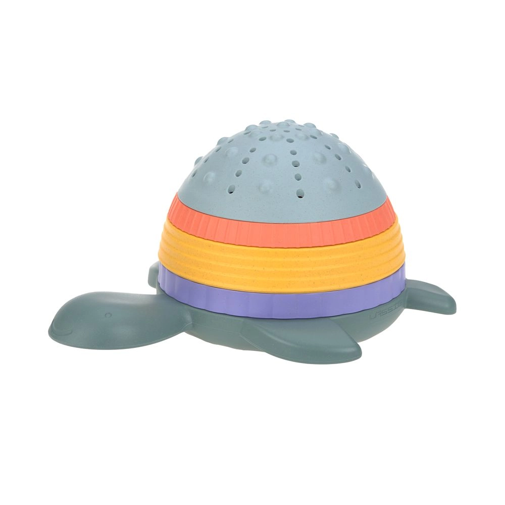 Lässig Stacking Sand & Beach Toy Turtle - Green 5 Pcs