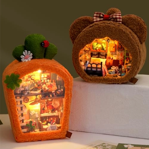 3D Wooden Puzzle Bookshelf Insert - Library of Books 1:24