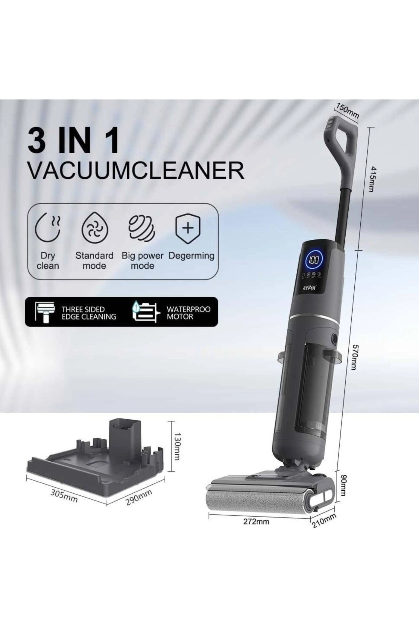 2- in-1 Wireless Vacuum Cleaner