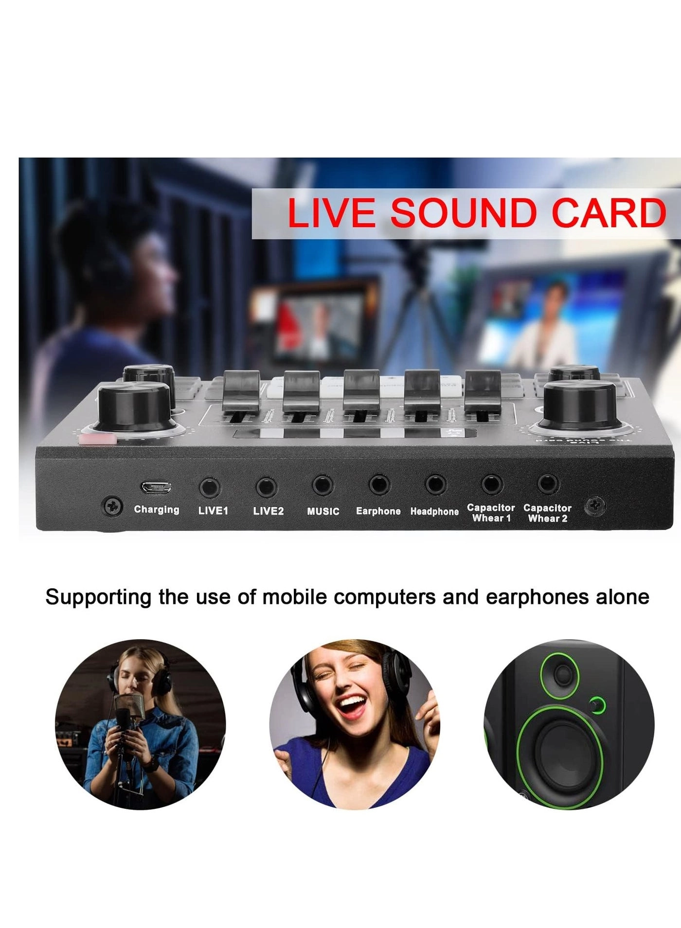 Live V9 + BM800 Wireless Microphone Kit