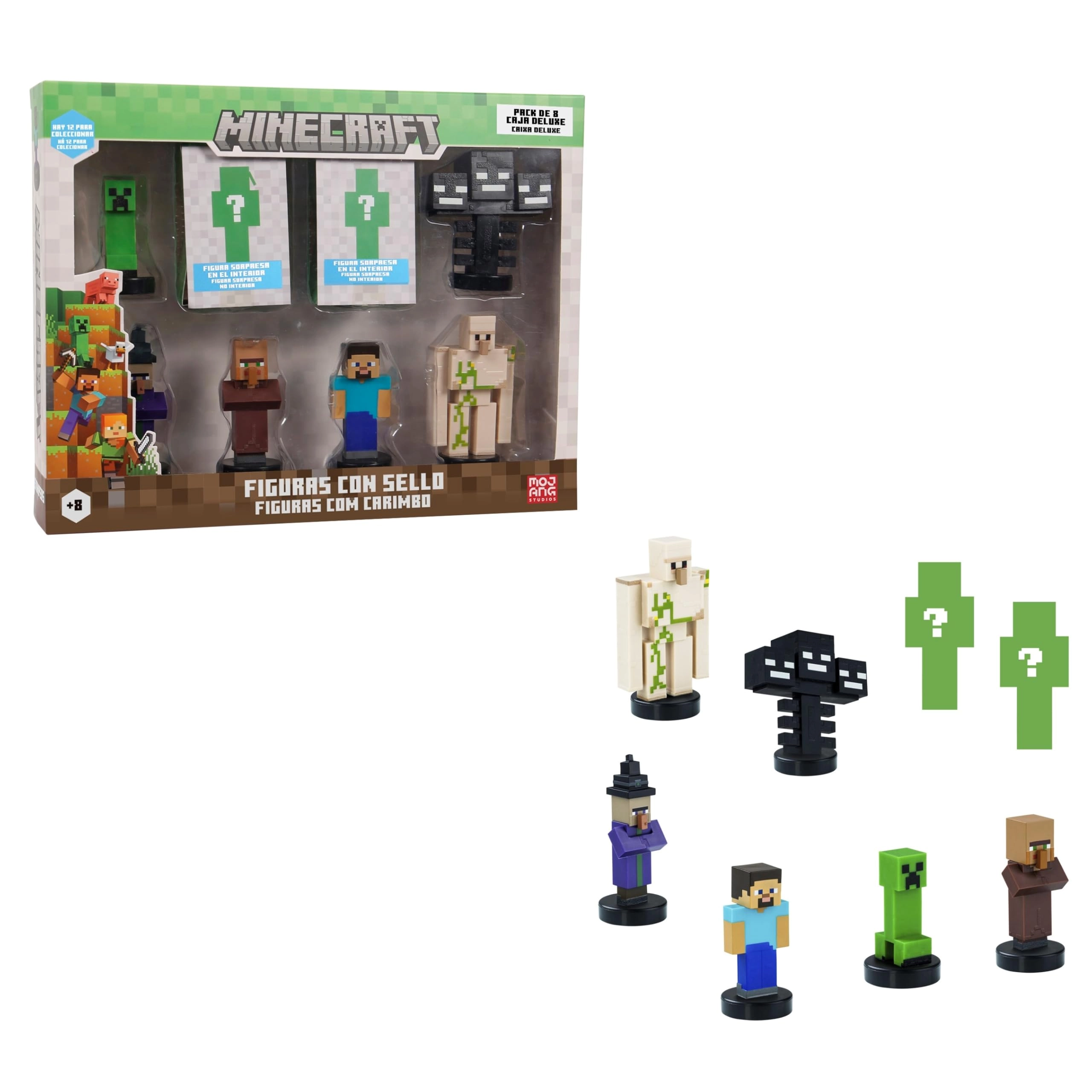 Bizak Minecraft Pack of 8 Figures - 3 years