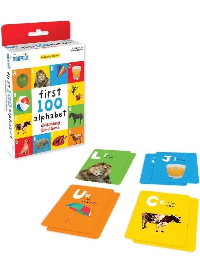 Briarpatch First 100 Alphabet Matching - Card Game