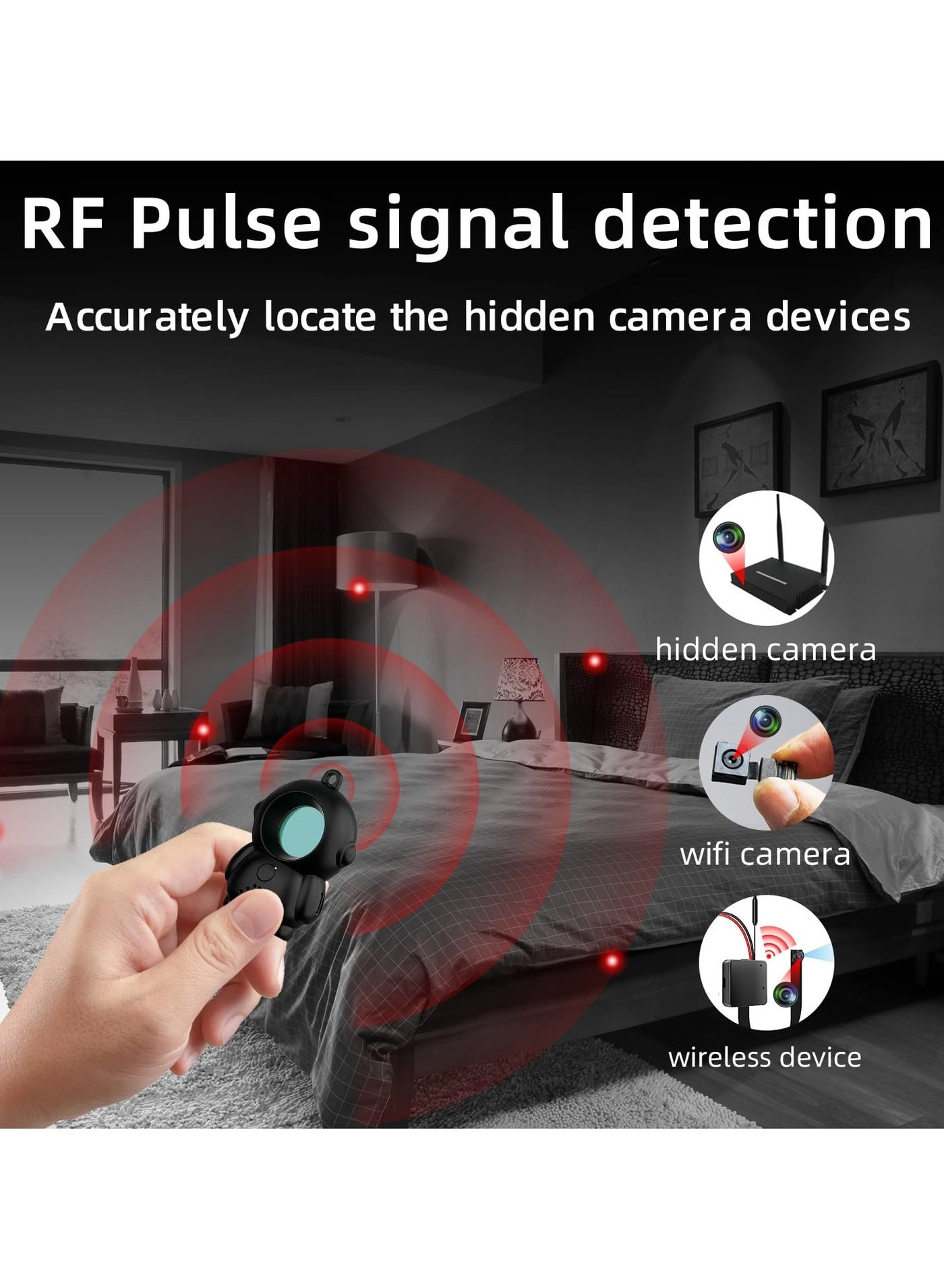 mini spy camera wireless hidden Device detector