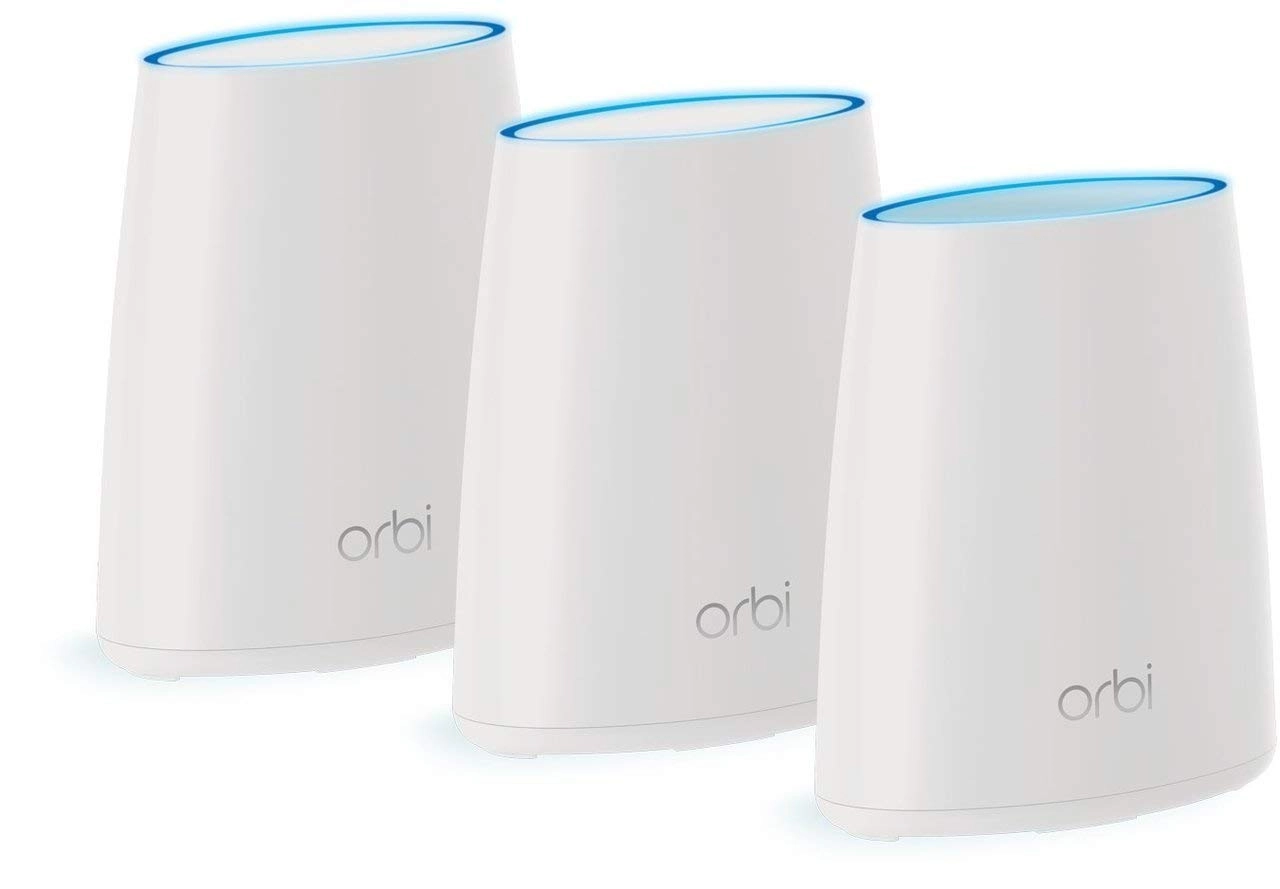 NETGEAR (Renewed) Orbi Whole Home Mesh WiFi System RBK43 - 2.4 GHz 5 GHz 3 Pack