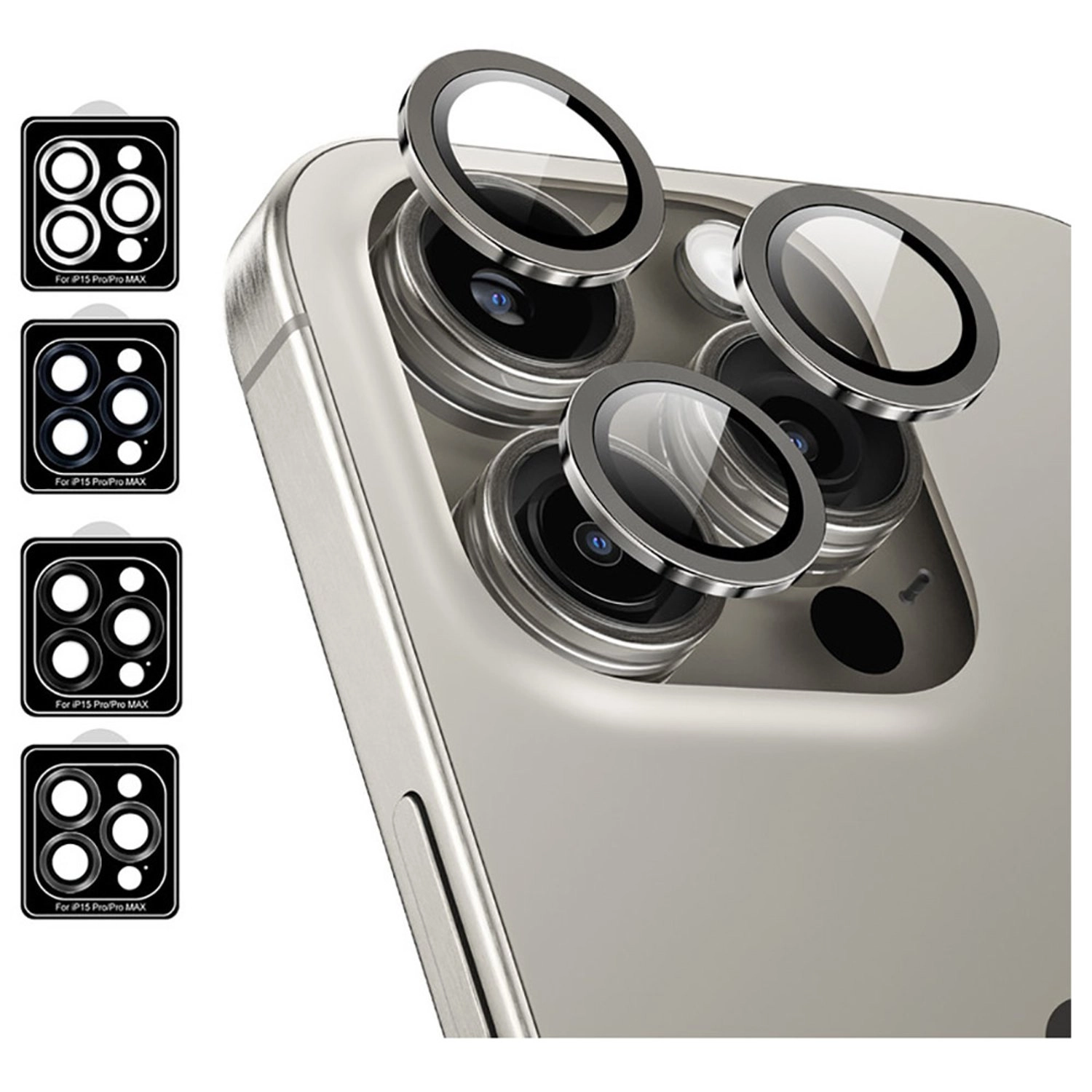 Clear Camera Lens Protector for iPhone 16 Pro Max