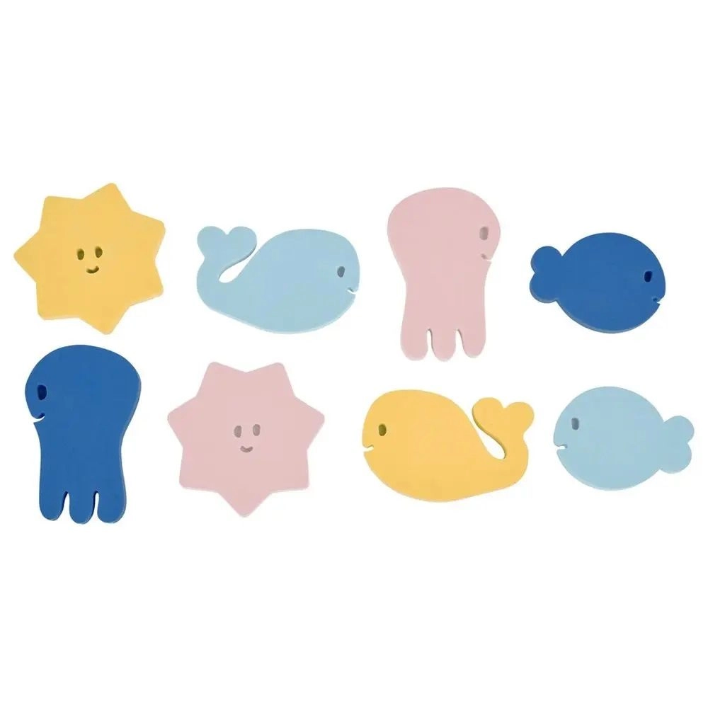 Badabulle 8 Stick Anywhere In Bath Stickers - Multi Colour 15 Months