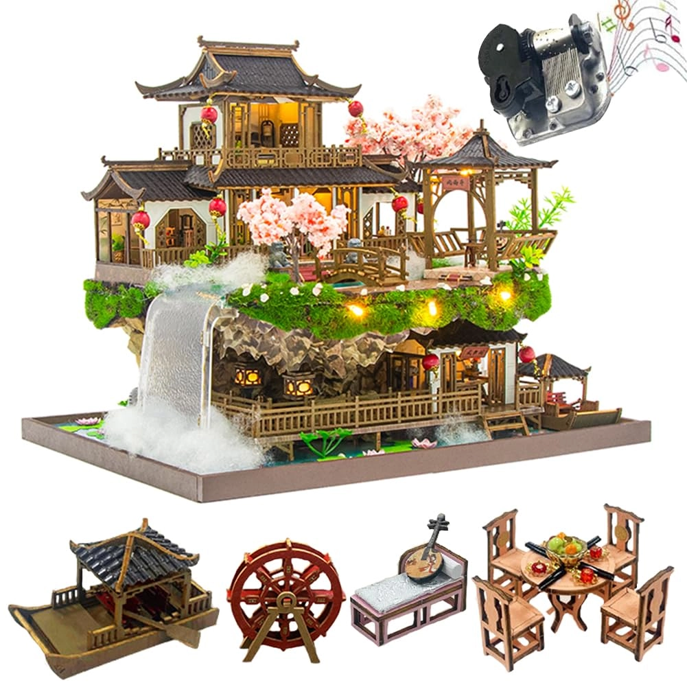 TOPBSFARNY DIY Miniature House Kit - Bakery Shop
