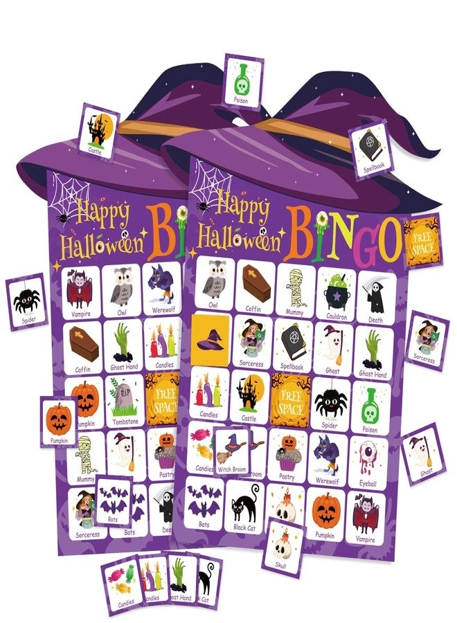 YQUQWN Wizard Hat Bingo Card Set