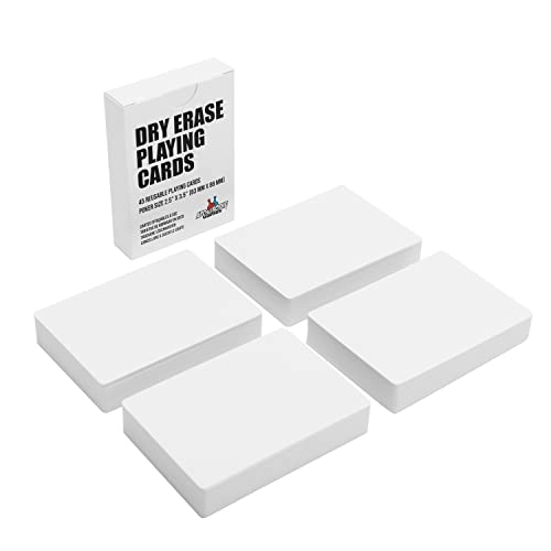 Dry Erase Blank Playing Cards