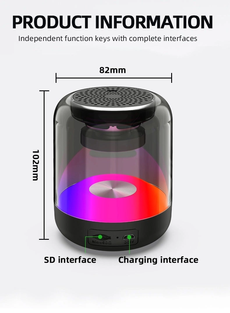 Bluetooth Speaker Lamp - multicolour