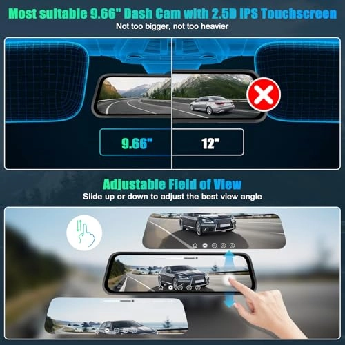 Mirror Dash Cam - 1920*1080P 30FPS