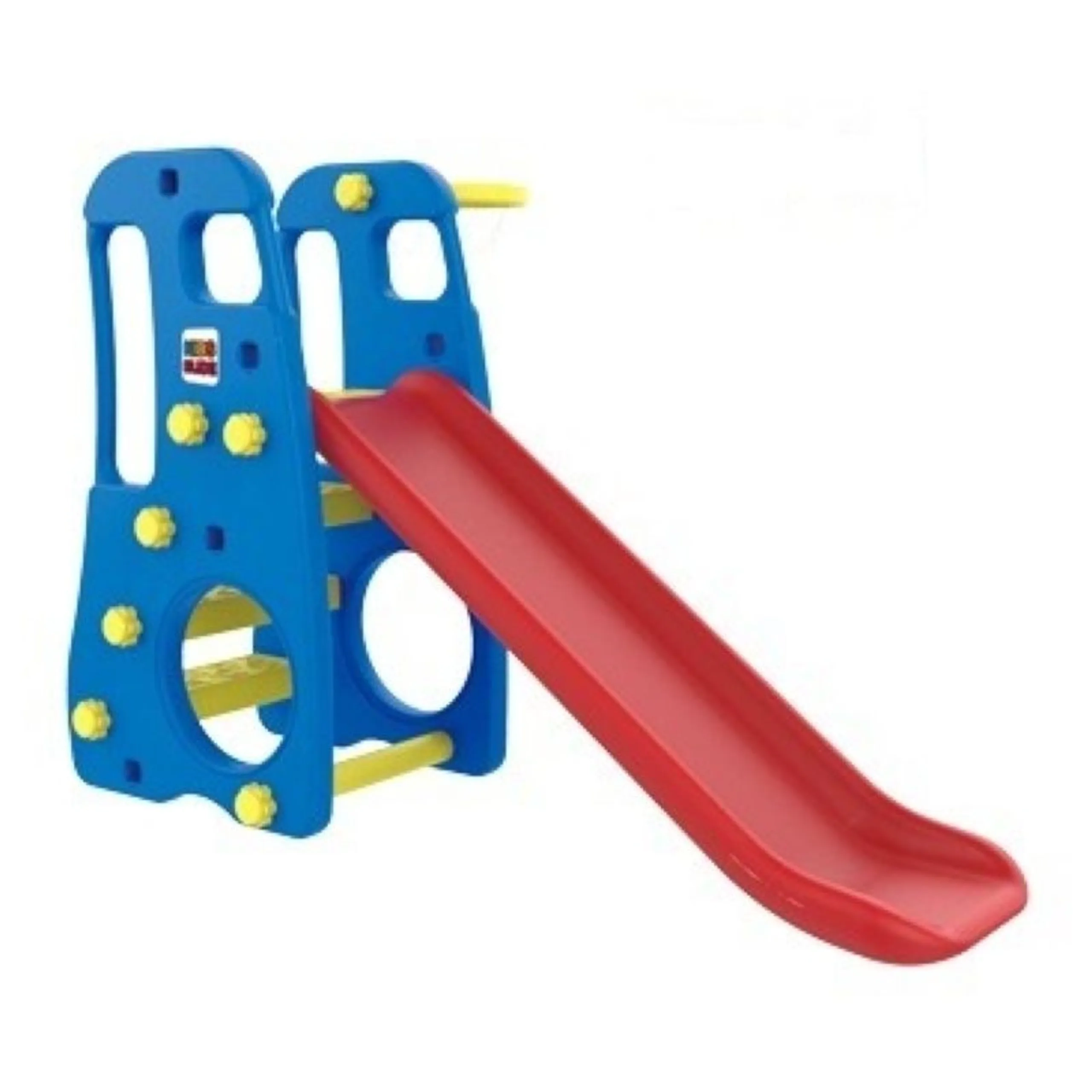 Myts Kids Slide With Basket Ball Hoop & Ball Pool - 300 pcs ocean balls Suitable for 2 years and above