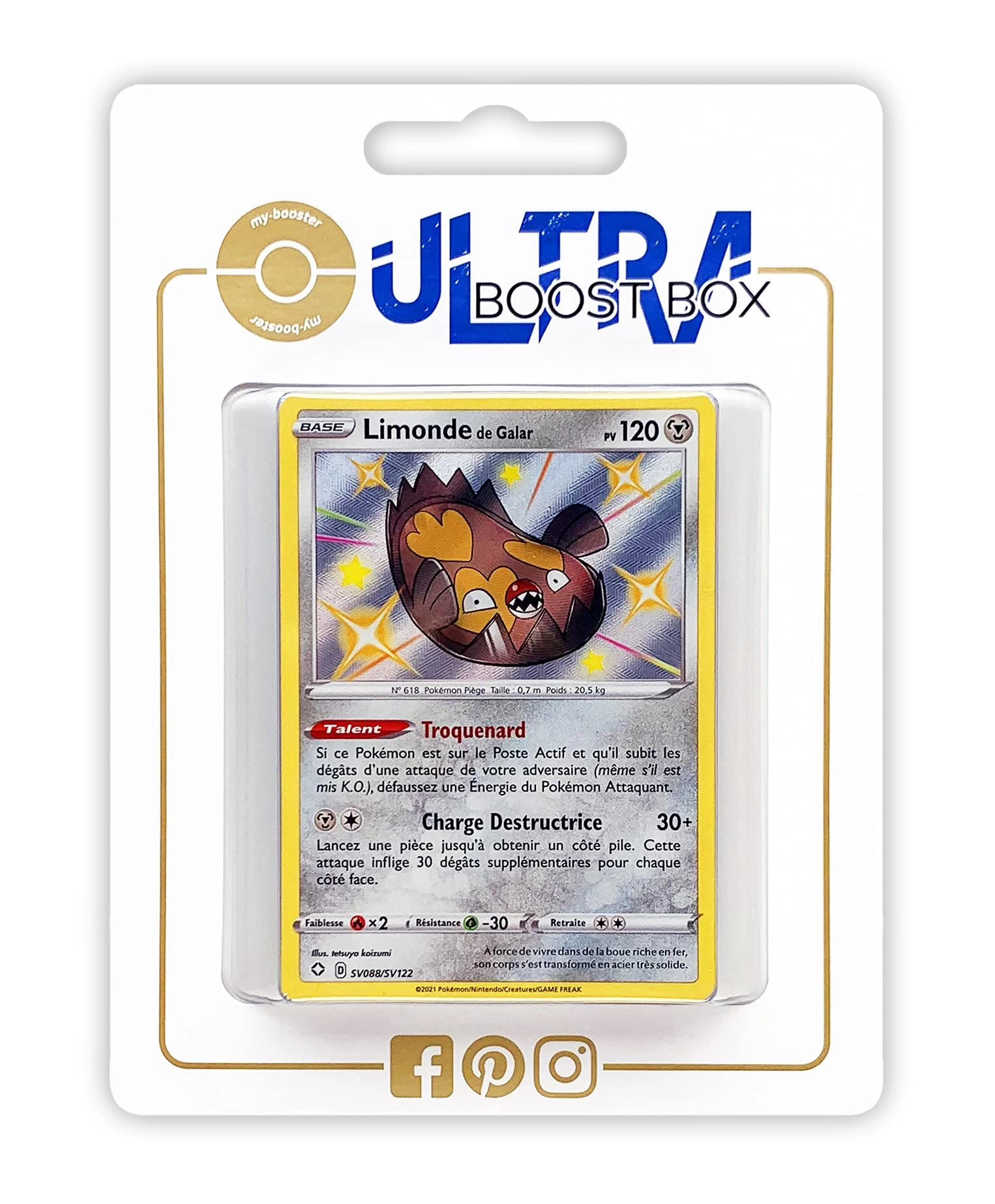 my-booster Pokémon Ultraboost 2-SWSH045-FR-SV088 - French 10pcs