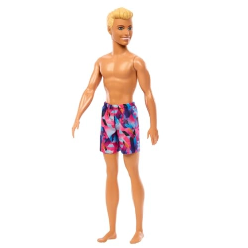 Ken Beach Doll - Graphic Swimsuit Purple