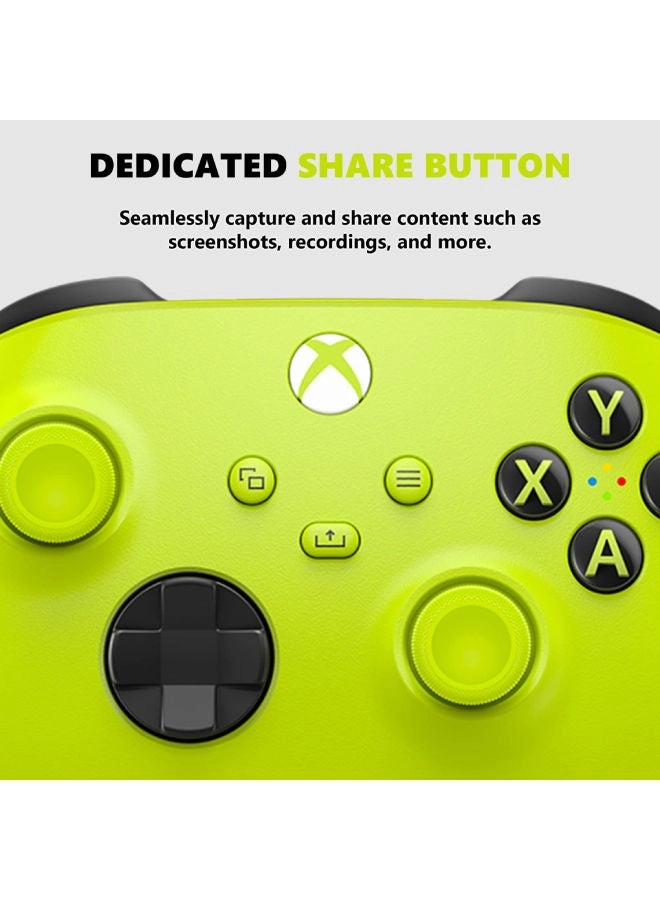 (Renewed) Wireless Controller - Electric Volt Xbox Series X|S