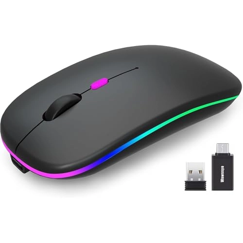 Vertical Ergonomic Optical Mouse - Bluetooth Wi-Fi