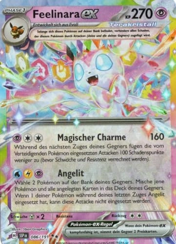 Pokemon Feelinara EX SSP 086 - German
