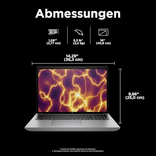 ZBook Fury 16 G11 62X55EA - 6.67'' Core i9-14900HX 64GB DDR5 1TB SSD