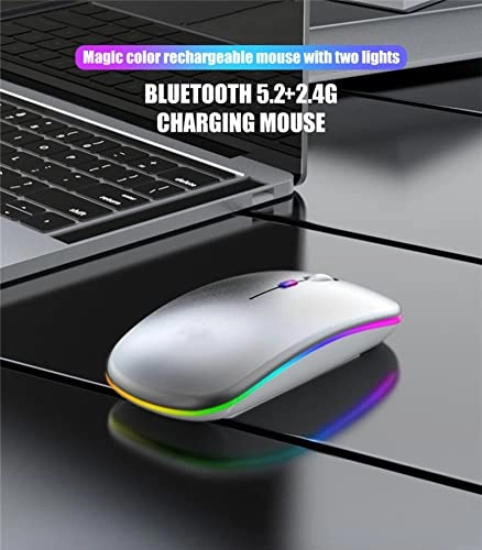 RGB Rechargeable Mouse - Bluetooth