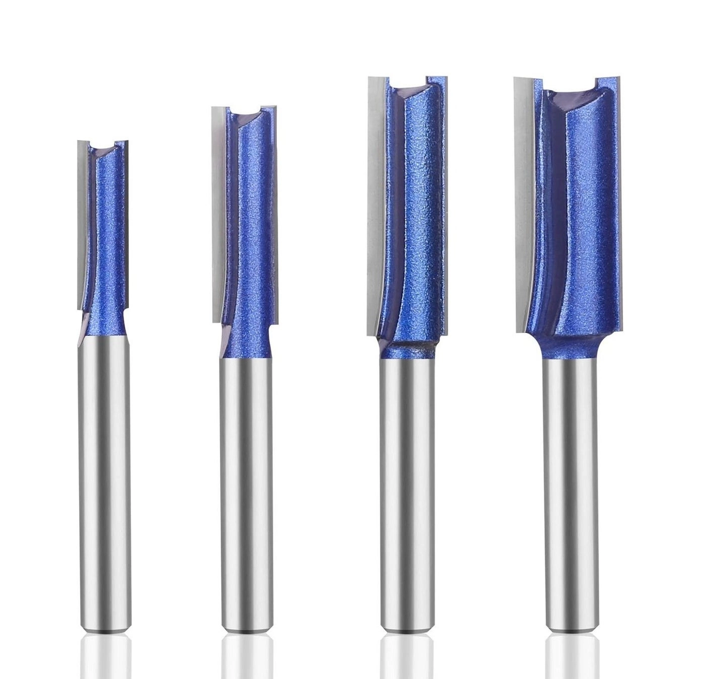 TY Double Flute Straight Router Bit - 8mm Shank