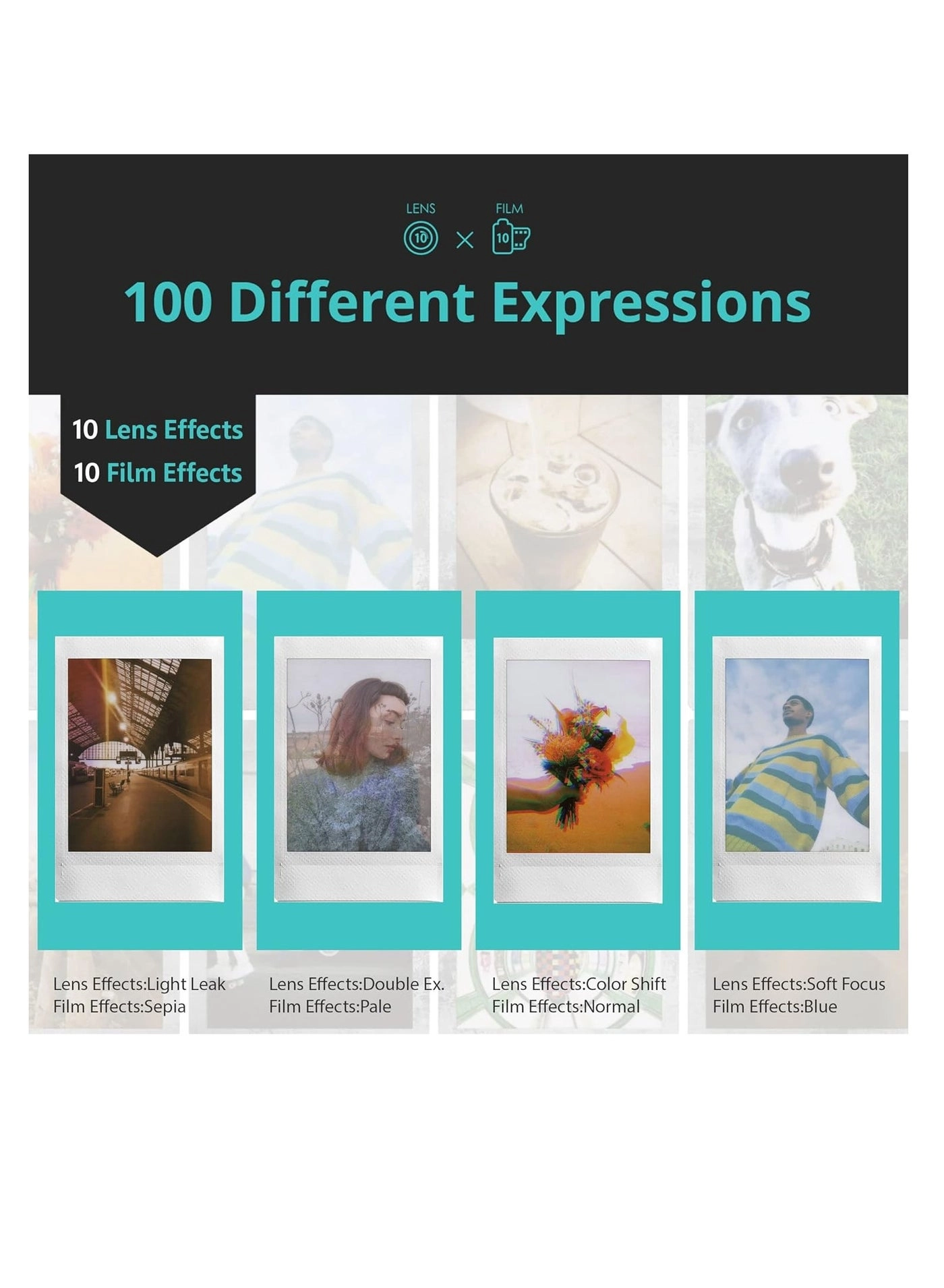 Mini EVO - Hybrid Instant Camera USB-C Black