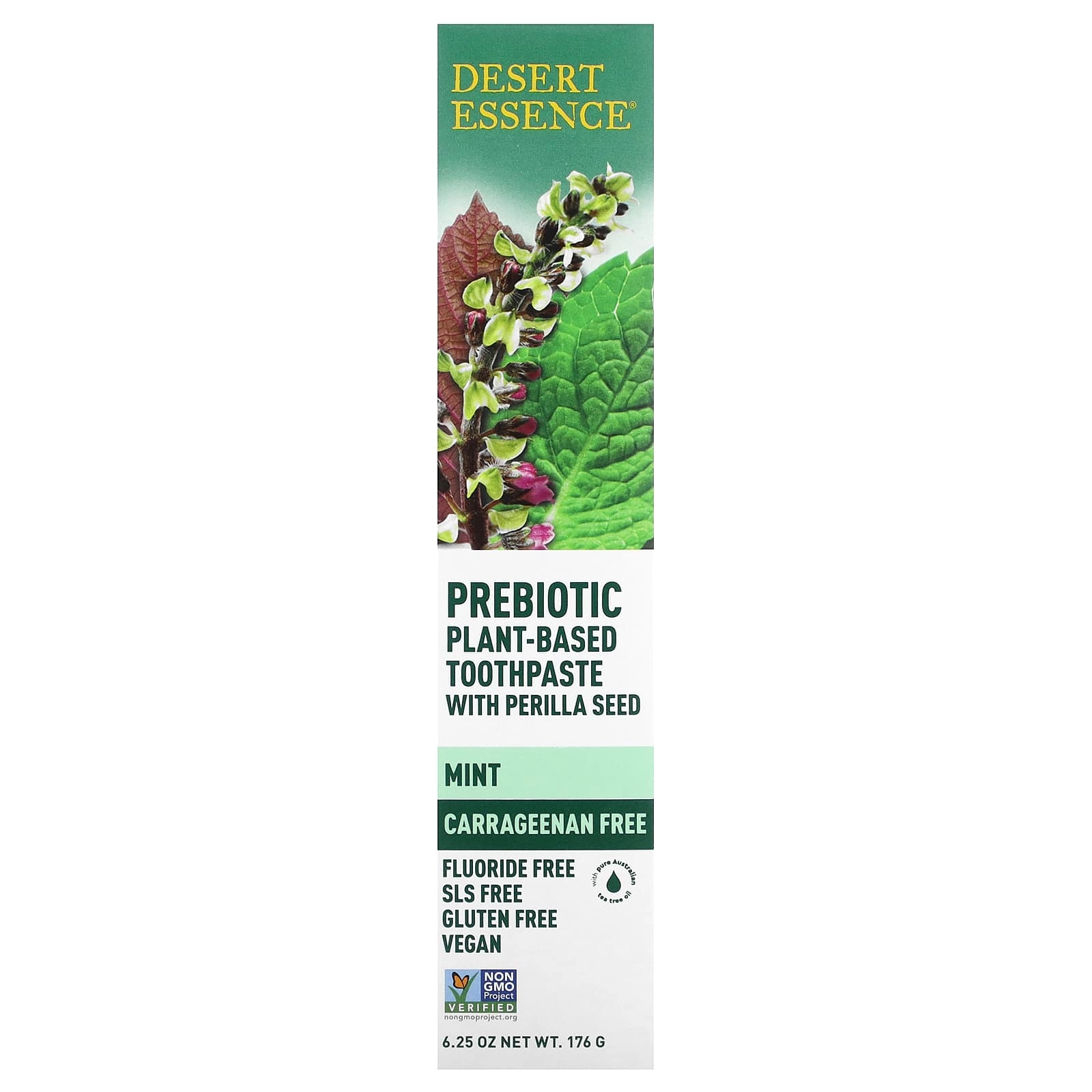 Prebiotic Plant-Based Mint Toothpaste 176 g