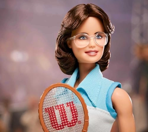 Billie Jean King Doll - Inspiring Women Blue Ages 6+