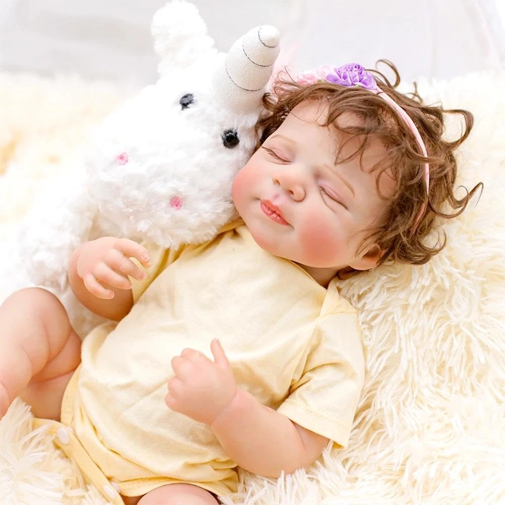Pascale Reborn Baby Doll - 18 inch Vinyl sleeping Ages 3+