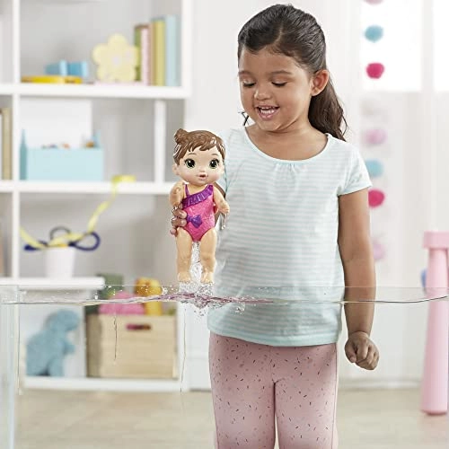 Splash'n Snuggle Baby - Water Play Brown Hair