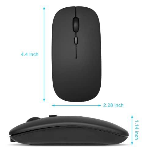 2.4GHz Rechargeable Wireless LED Mouse - Bluetooth