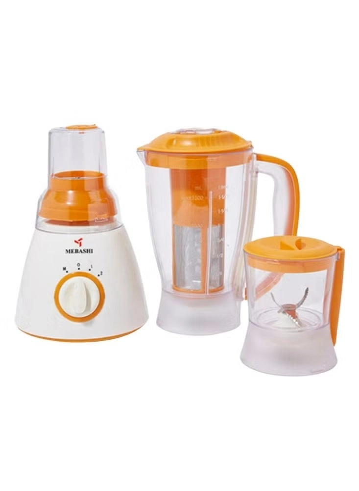 ME-BL1002OR - 4-in-1 Blender Stainless Steel Blade Pulse & 2-Speed Control