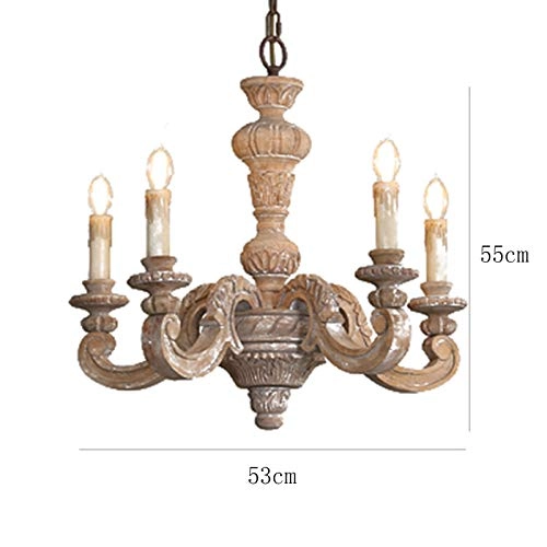 American vintage candle chandelier