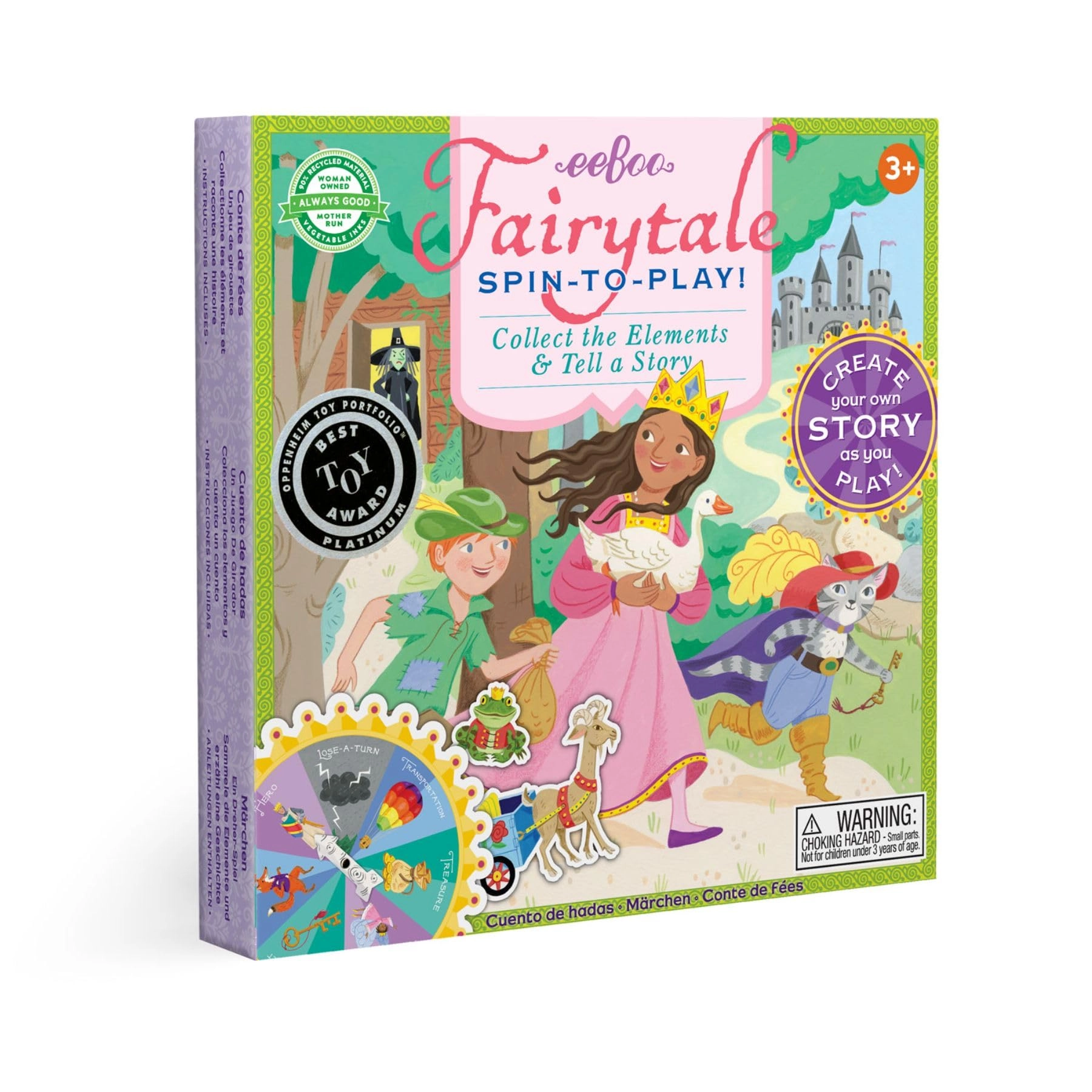 eeBoo Fairytale Spinner Game - 5+ 1 pieces