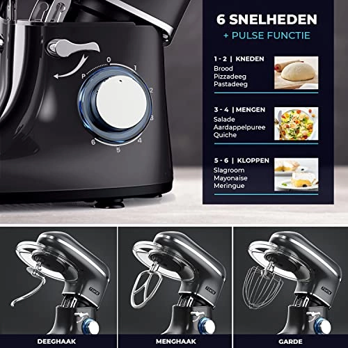 Food Processor - 6.2 Liters 2000 watts