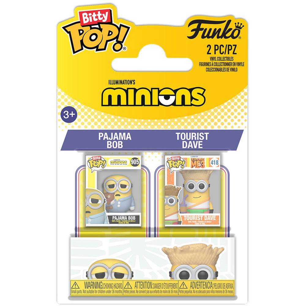 FUNKO TOYS Pajama Bob + Tourist Dave - Minions (FU94223)