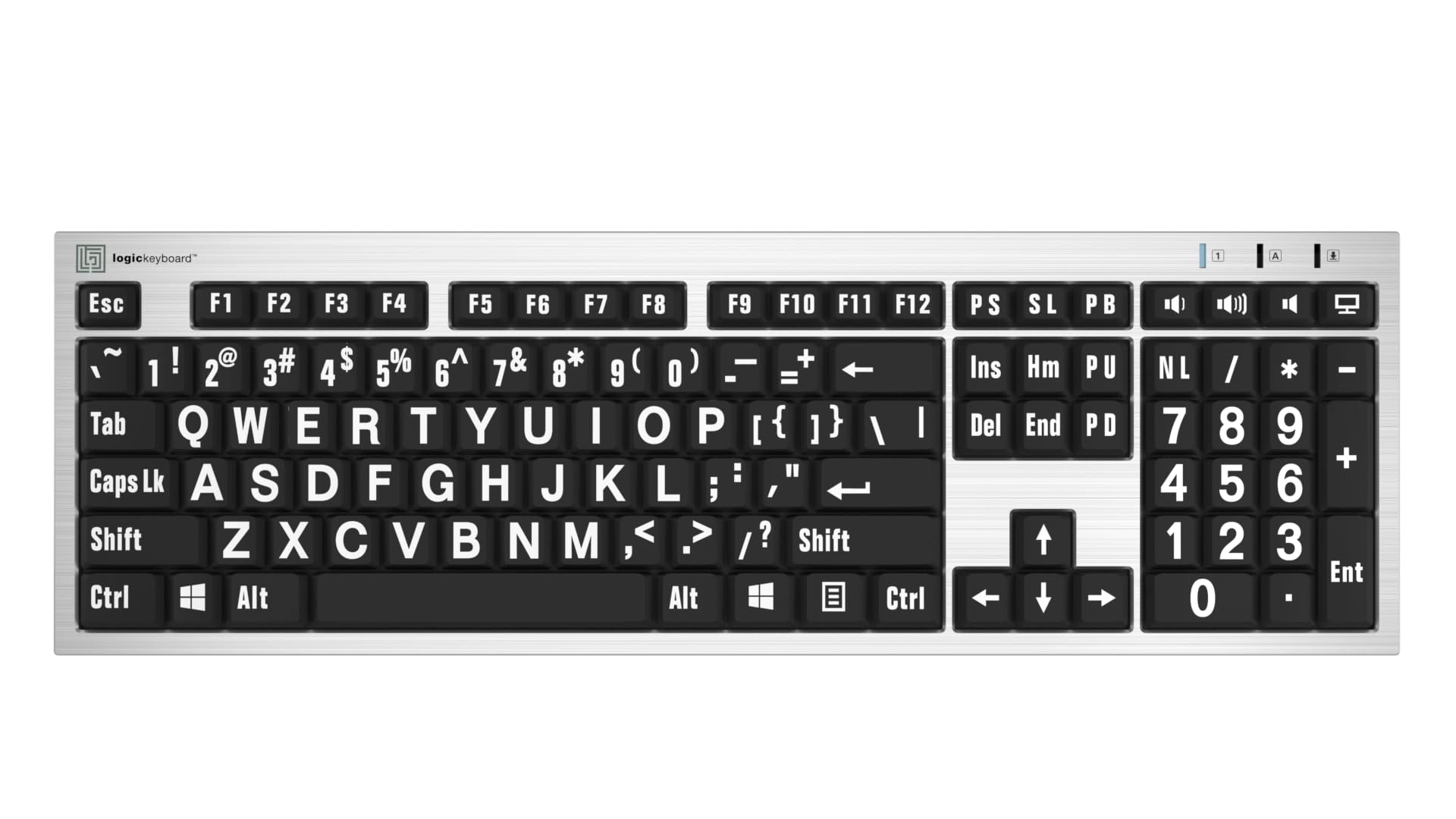 Logickeyboard LPRNTWB-AJPU-US - Wired