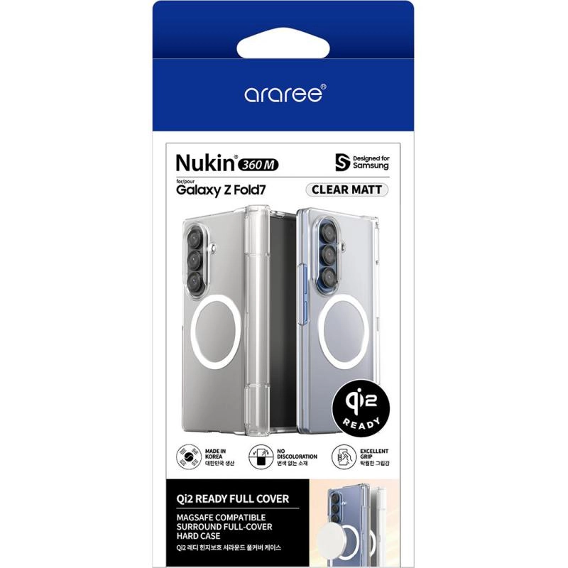 Nukin 360 M Back Cover Mobile Case with MagSafe for Samsung Galaxy Z Fold7