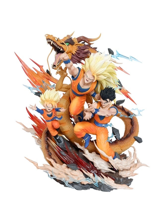 Generic Dragon Ball Father and Sons Trio - 27.5cm