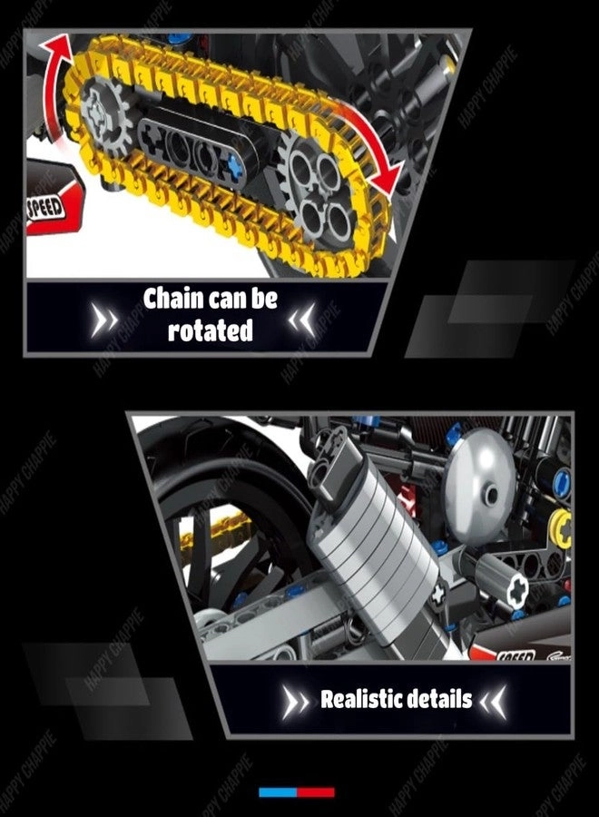 Super Bike Blocks Set - 589+ pcs